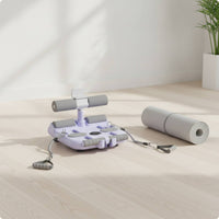Sit up Bar with Suction Cups Stable Sit-up Bar with Resistance Bands Non-Slip Abdominal Workout Equipment for Home Gym