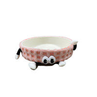 Bowl-Shaped Cotton Rope Cat Bed Playful Woven Cat Bed Breathable