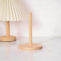 Wooden Spool Holder Unattached Standing Wood Spool Stand Space Saving
