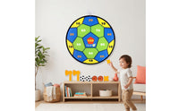 Wall-Mounted Sticky Target Board Safe Sticky Ball Launcher Toy Indoor Throwing Game Child-Friendly for Children, Toddlers, Playroom, Home