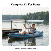 Protection Inflatable Boat Sunshade Waterproof Inflatable Boat Awning Rainproof Kayak Awning Portable for Fishermen, Kayakers, Outdoor Enthusiasts, Kayaking, Lakes, Rivers