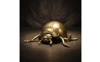 Figurine Carved Brass Retro Desktop Ornament for Tea Table