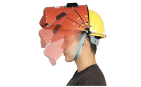 Heat Resistant Hard Hat Metal Joining Mask Anti-Spatter Arc Metal Joining Helmet Lightweight Safety Gear for Workshop