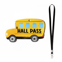 Waterproof Classroom Hallway Pass Long-Lasting Restroom Pass Badge Lightweight for Students
