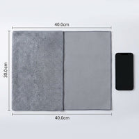 Thickened Microfibre Cloth Car Drying Towel, Compact Towel for Glass Cleaning, High Absorption Anti-Shed Microfibre Cloth for Car Detailing