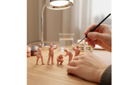 6 Pieces Miniature Construction Worker Figures Tiny Figurines Diorama Figures for Dioramas
