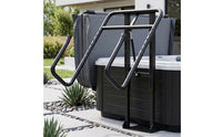 Floor-Mounted Spa Cover Lift with Hydraulic Assist Powder-Coated Hydraulic Hot Tub Cover Lifter Rust-Resistant Hardware Heavy Duty for Homeowners, Backyard, Patio