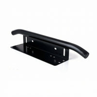 Front License Plate Bracket Black Metal License Plate Mount Automotive Mounting Bracket Rigid Car Accessory Slotted