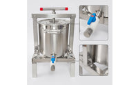 Manual Honey Press Polished Stainless Steel Honey Press Long-Lasting Stable for Beekeepers, Apiary, Home Farm