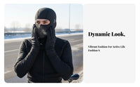 Thermal Fleece Balaclava Stretchy Fleece Lined Ski Face Cover Windproof Motorcycle Face Cover Universal Size Accommodates All