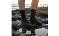 Wear-Resistant 3mm Neoprene Water Socks Shielding Anti-Slip Dive Socks Quick-Dry Thermal Snorkeling Booties Foldable for, Diving, Rafting