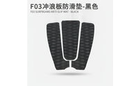 3 Pieces Surfboard Traction Pad Cushioned Surfboard Anti-Slip Mat Deck Grip Mat Cushioning Flexible for Surfers, Paddleboard