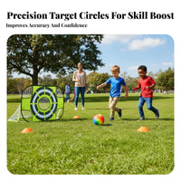Soccer Training Net Detachable Kids Soccer target Children Football Practice Set for Beginners