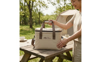 Waterproof Portable Cooler Bag 500D PVC Mesh Material Soft-Sided Cooler Bag 3-Layer Outdoor Gear Anti-Fouling for Picnic, Camping, Beach Trip