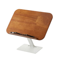 Desktop Book Stand Stable Book Stand with Adjustable Height Ergonomic Holder with Page Clips for Students, Readers, Desk, Office, Study Room