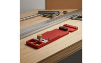 Track Saw Square Knurled Knob Right-Angle Cutting Board Aluminum Alloy Positioning Plate Slotted Right Angle Saw Guide