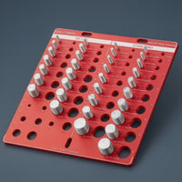 Bolt and Nut Thread Gauge Engraved Thread Gauge with Ruler Compact Bolt Size for Machinists