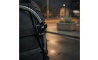 Multi-Functional Backpack Flashlight Mount Easy to Attach Hose Tube Clip Mount Handsunrestricted for Camping