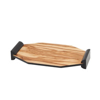 Decorative Tray with Handles Minimalist Wooden Tray with Handles Simple Elegance for Home Stylists, Interior Designers, Living Room