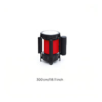 Compact Retractable Barrier Belt Long-Lasting Retractable Belt Cassette Easy to Install Heavy-Duty for Business Owners, Event Planners