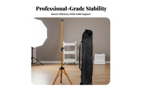 Adjustable Mannequin Head Stand Foldable Design Hairpiece Head Tripod Easy Setup Hairpiece Stand Tripod for Hairdressers