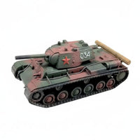 Soviet KV-1 Tank Model Historically Accurate 1/144 Scale Heavy Tank Fully Assembled Miniature Armored Vehicle for Wargamers, Tabletop Gaming