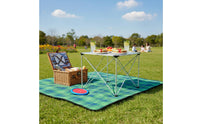 Compact Lightweight Camping Table with Carry Bag Square Folding Outdoor Table Easy Installation High Load Capacity for Barbecue, Backyard