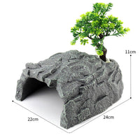Basking Cave Platform Easy to Clean Pet Hide Cave Moisture Resistant