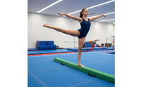 Folding Balance Beam Foldable Foam Balance Beam Non-Slip Gymnastics Equipment for Gymnasts, Young Children, Playroom