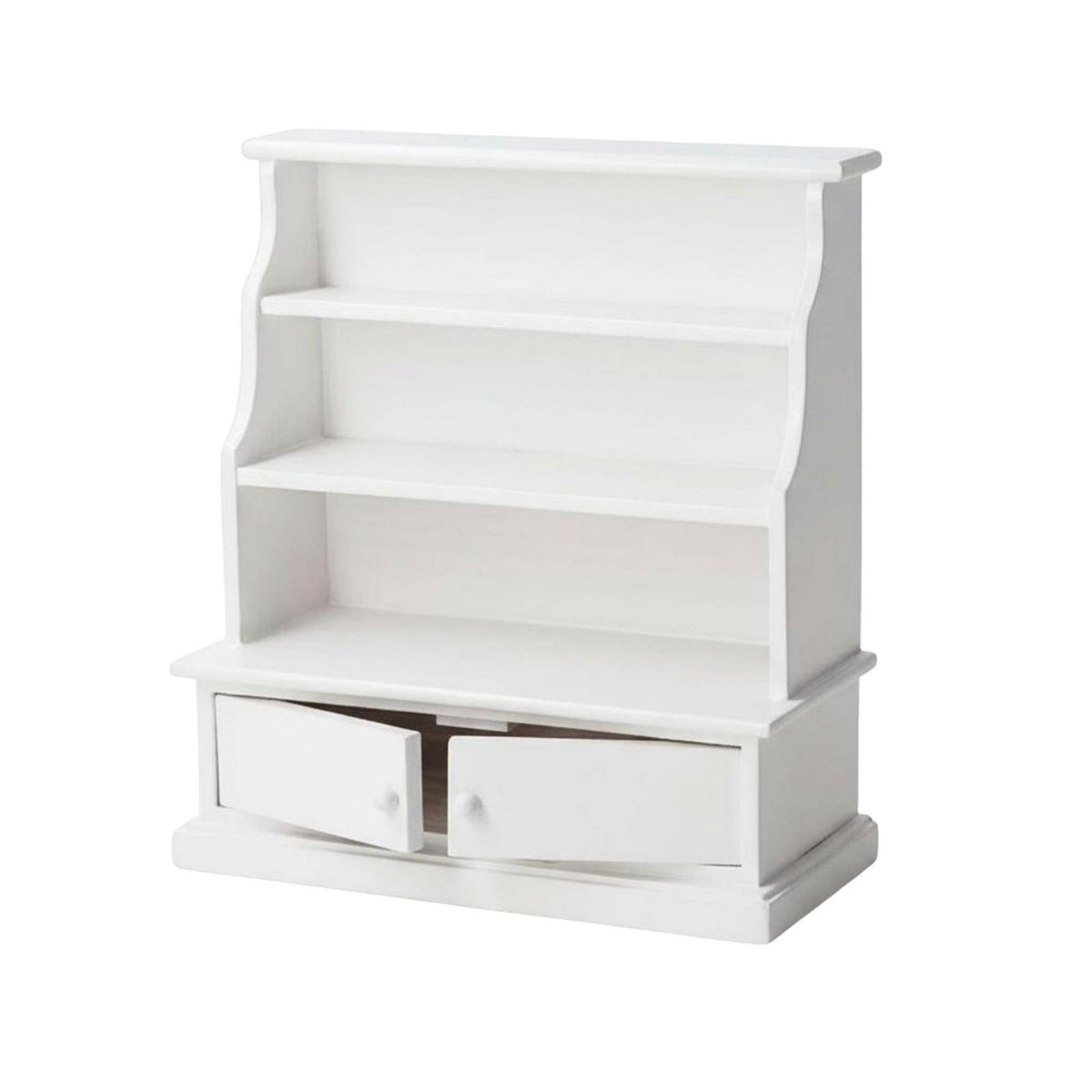 Realistic Design 1:12 Scale Bookcase High-Quality Wood Dollhouse Bookshelf Finely Crafted for Hobbyists, Kids 3+, Room Decoration