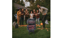 Halloween Ground Sign with Stakes Outdoor Lawn Sign with Post Weather Resistant for Halloween, Porch
