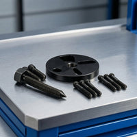 10 Pieces Universal Compressor Clutch Removal and Installation Tool Kit Heavy Duty Air Conditioning Compressor Clutch Tool Kit Compact Rebuild for DIYers, Home Garage