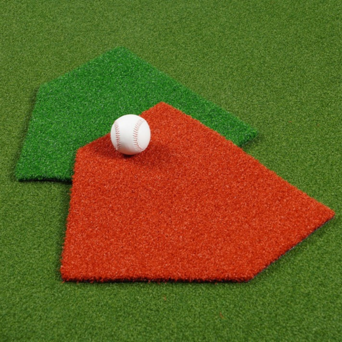 Home Home Plate Training Mat Portable Baseball Batting Low-Profile Mat-Profile Baseball Batting Turf for Softball Participants, Backyard