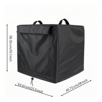 Pizza Oven Cover with Pocket Heavy-Duty Pizza Oven Cover with Carry Handle for Patio, Backyard