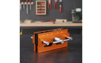 High Precision Vertical Hole Drilling Guide Easy Alignment Vertical Hole Drilling Jig Aluminum Alloy Body Self Centering Dowel Jig Rust Resistant for Beginners, Workshop