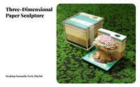 Creative Gift 3D Treehouse Memo Pad Artistic Design Treehouse Notepad Multi-Function for Students, Children, Gifting, Study Room, Bedroom