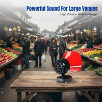 Bluetooth Loudspeaker, High Power Rechargeable Megaphone, Recording, Car Advertising, Market Stall Attachment