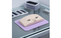 Eyelash Practice Board Three-Layer Eyelash Training Board Reusable Eyelids with Eyelashes for Beginners, Students