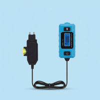 Overcurrent Current Tester with LCD Display Handheld Car Fuse Circuit Tester Compact Backlit for Mechanics, Garage, Roadside Emergency