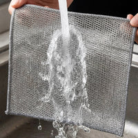 Heavy-Duty Scouring Pads and Cleaning Cloth, Non-Scratch Dishcloth for Pots and Pans, Double-Sided for Kitchen Cookware