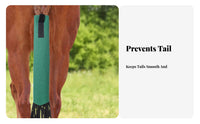 Horse Tail Bag with Fringe, Protection Wrap, Guard for Braided or Loose Tails, Tail Cares for Equestrians