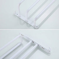 Towel Rack Wall Mounted with Multi-Tier Bar for Washroom and Shower Room, Space Aluminium Storage for Homeowners