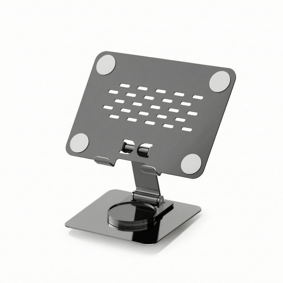 Desktop Stand Foldable Stand with Rotating Base Multi-Angle for Students, Home Office