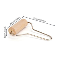 Clay Roller Smooth Ceramic Working Pottery Roller Comfortable Grip Craft Tool for Potters, Ceramicists, Home Workshop
