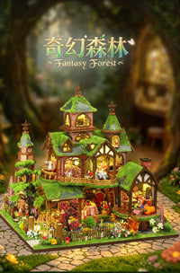 Great House DIY Mini House P020 Fantasy Forest Handcrafted Micro Landscape Building Model