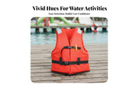Flotation Vest Waterproof Grown-up Flotation Vest Individual Flotation Device High Visibility Aquatic Activities Safety Vest