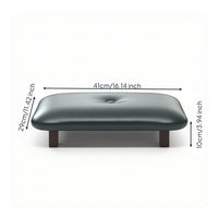 Slim-Line Upholstered Stool Compact Padded Footrest Multifunctional Shoe-Changing Stool Minimalist for Entryway
