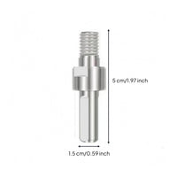 Metal Hand Drill Adapter Silver Hardware Part