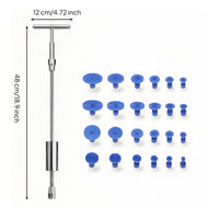 Heavy Duty Slide Hammer Ding Puller with Screw Tip Versatile Slide Hammer with T-Handle Ding Puller Metal for Garage