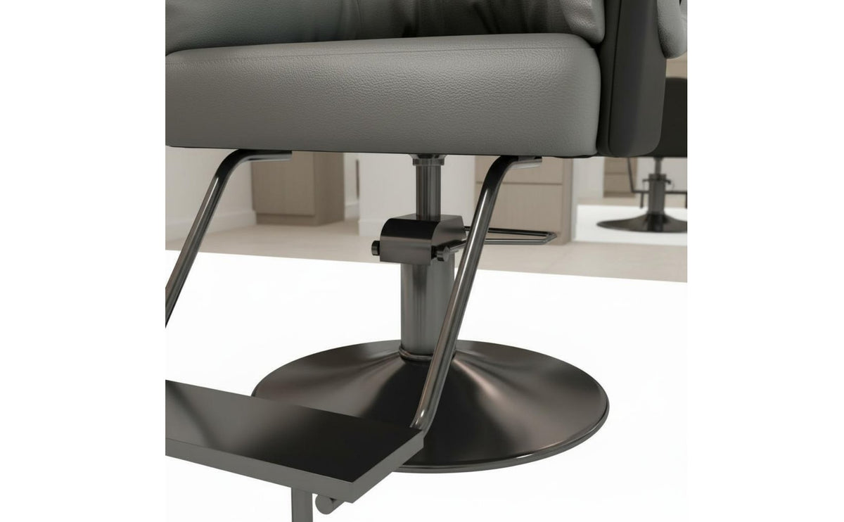 Hydraulic Barber Chair Adjustable Height Swivel Hair Cutting Chair Easy to Clean for Hairstylists, Barbers
